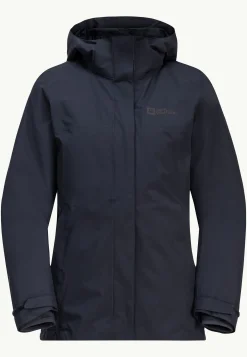 Jack Wolfskin Randonnée|Vestes Intermédiaires-Luntal 3in1 Jkt W