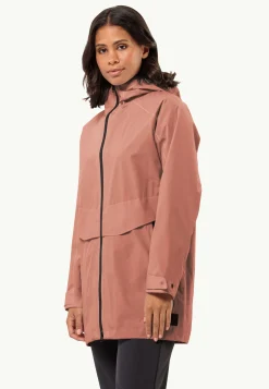 Jack Wolfskin Lifestyle|Vestes Intermédiaires-Mainkai Long Jkt W