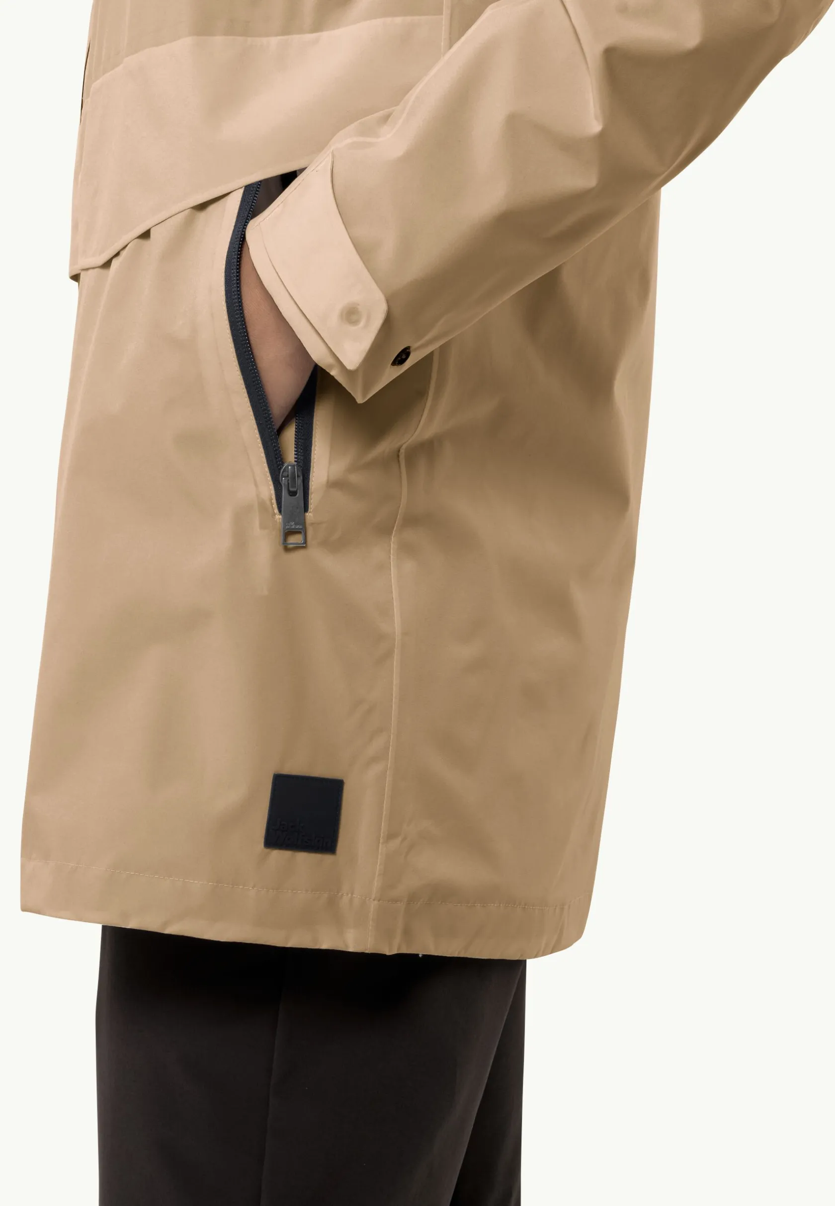 Jack Wolfskin Lifestyle|Vestes Intermédiaires-Mainkai Long Jkt W