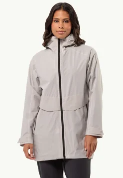 Jack Wolfskin Lifestyle|Vestes Intermédiaires-Mainkai Long Jkt W