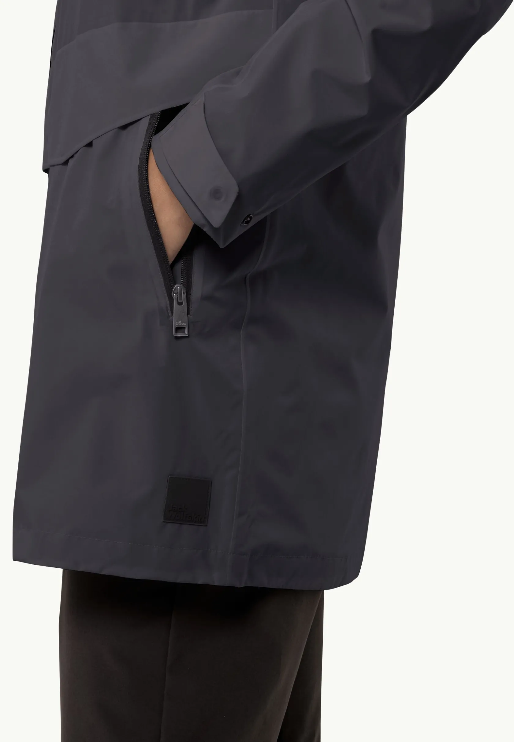 Jack Wolfskin Lifestyle|Vestes Intermédiaires-Mainkai Long Jkt W