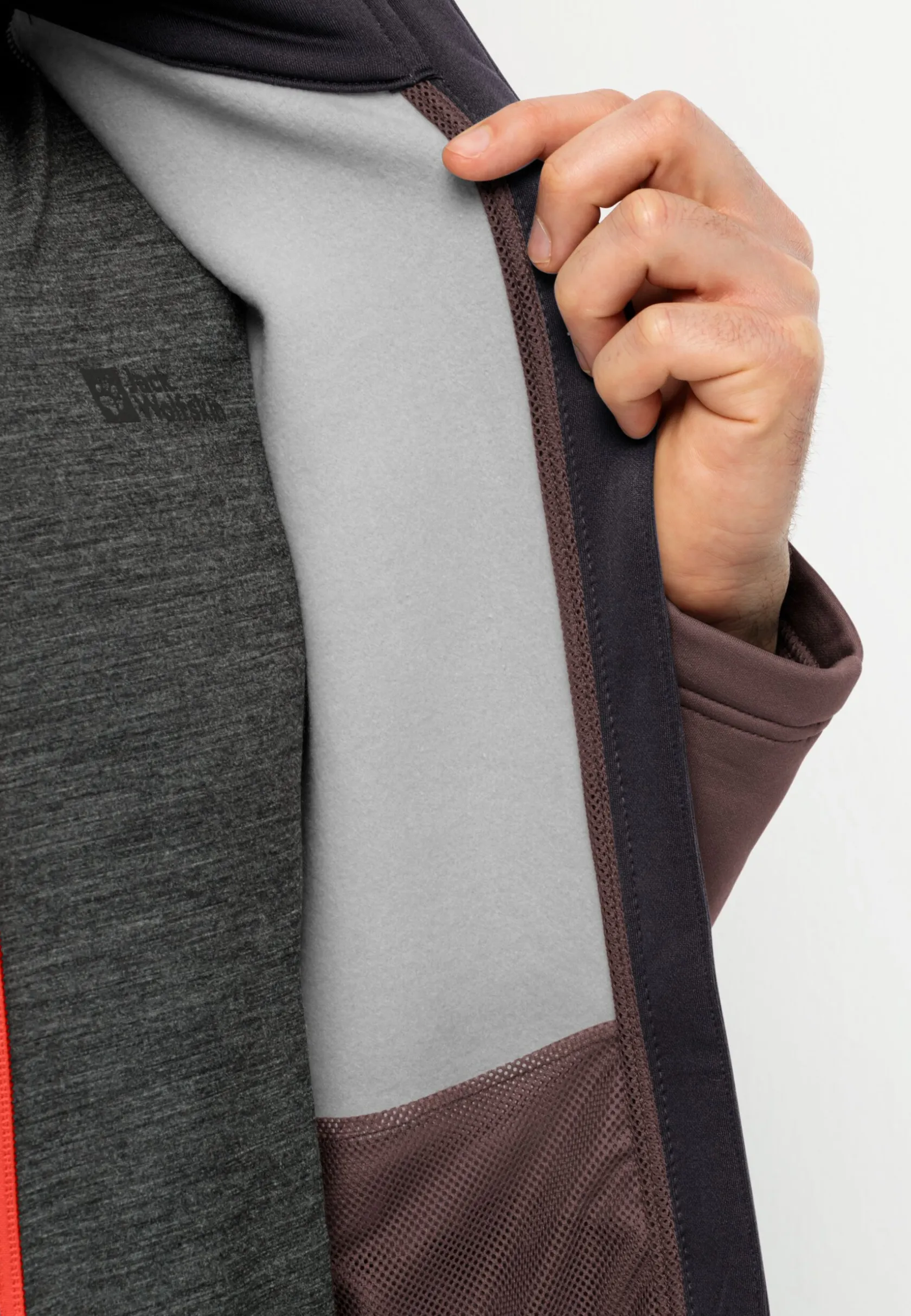 Jack Wolfskin Randonnée|Vestes Intermédiaires-Marienberg Fz M