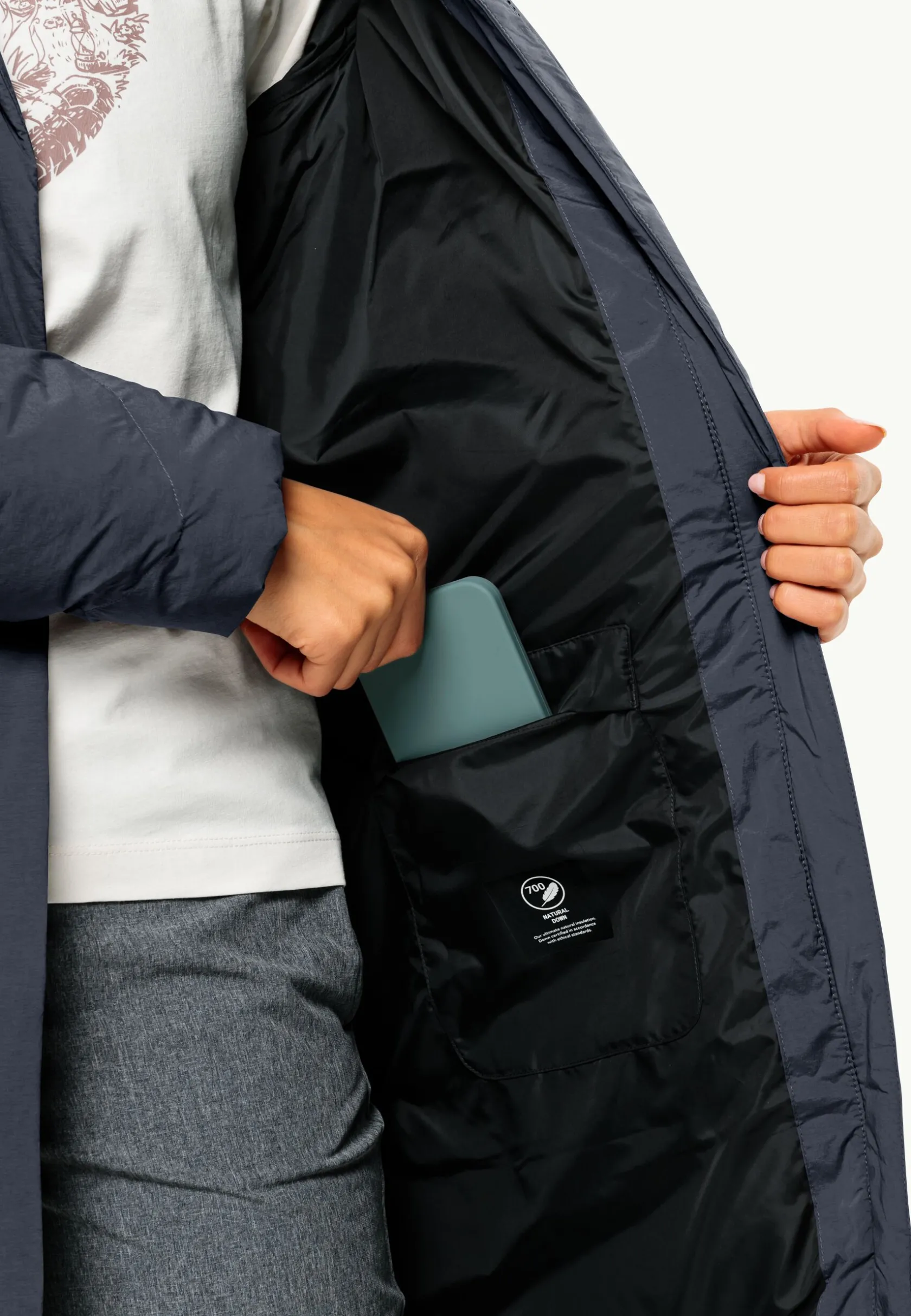 Jack Wolfskin Lifestyle|Vestes Intermédiaires-Marienplatz Coat W Rds