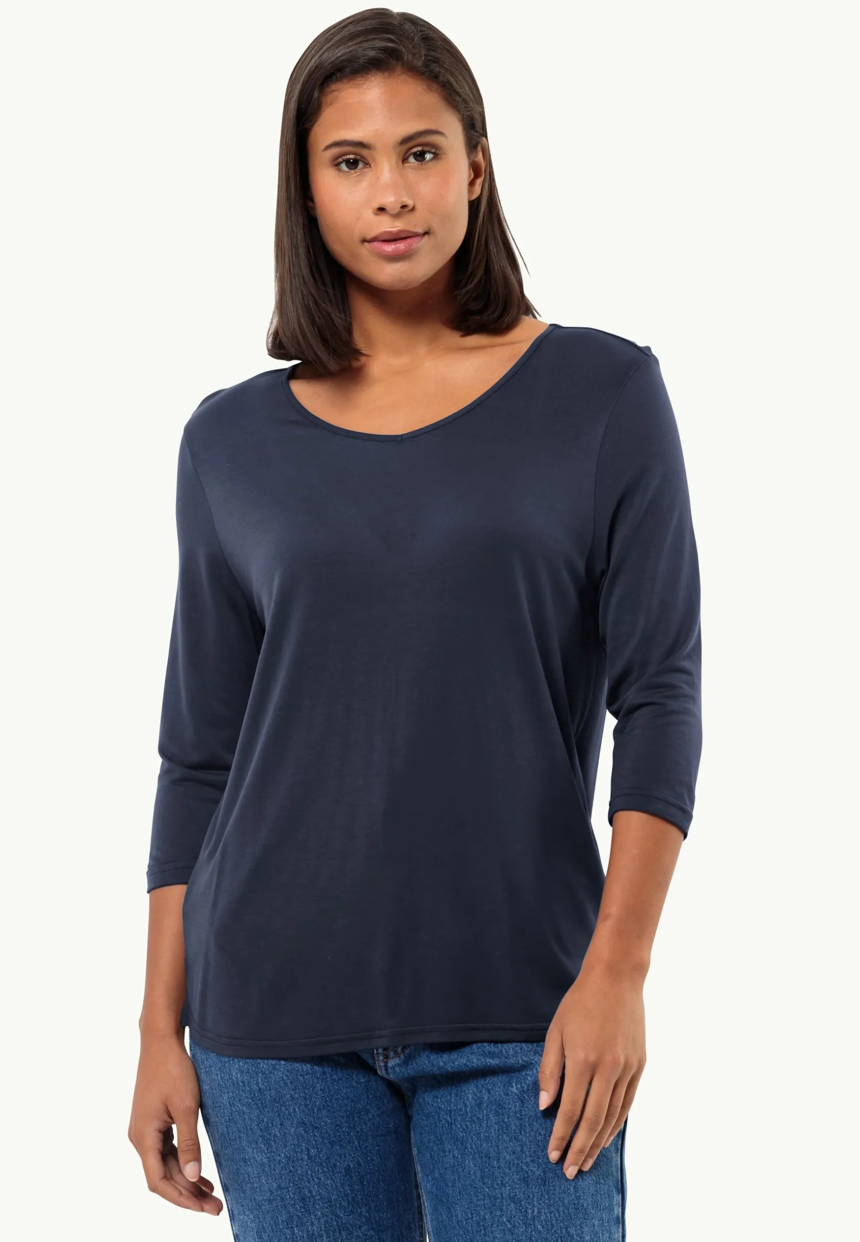 Jack Wolfskin Lifestyle|T-Shirts & Hauts Manches Longues-Mola 3|4 T W