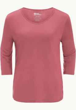 Jack Wolfskin Lifestyle|T-Shirts & Hauts Manches Longues-Mola 3|4 T W