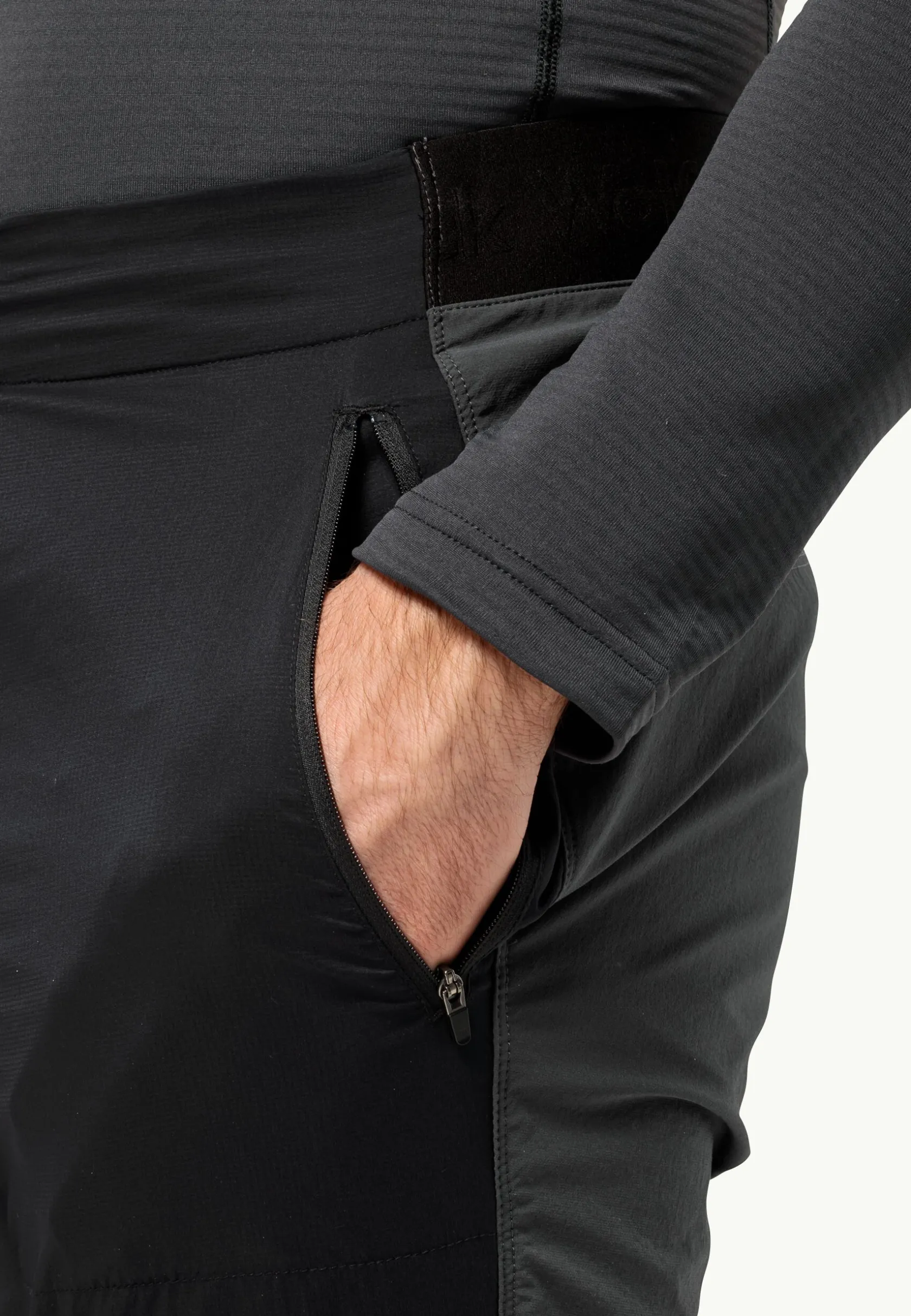 Jack Wolfskin Faire Du Vélo|Pantalons De Randonnée-Morobbia Alpha Pants M black