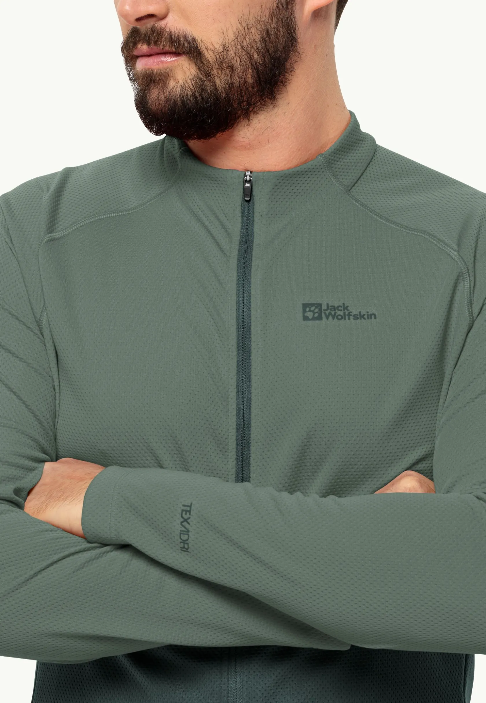 Jack Wolfskin Faire Du Vélo|Hauts Techniques-Morobbia Fz L/s M