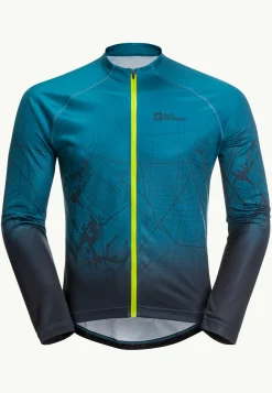 Jack Wolfskin Faire Du Vélo|Hauts Techniques-Morobbia Fz L/s Print M