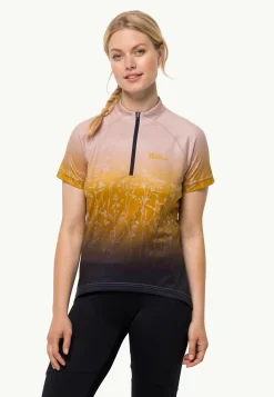 Jack Wolfskin Faire Du Vélo|Hauts Techniques-Morobbia Hz Print T W