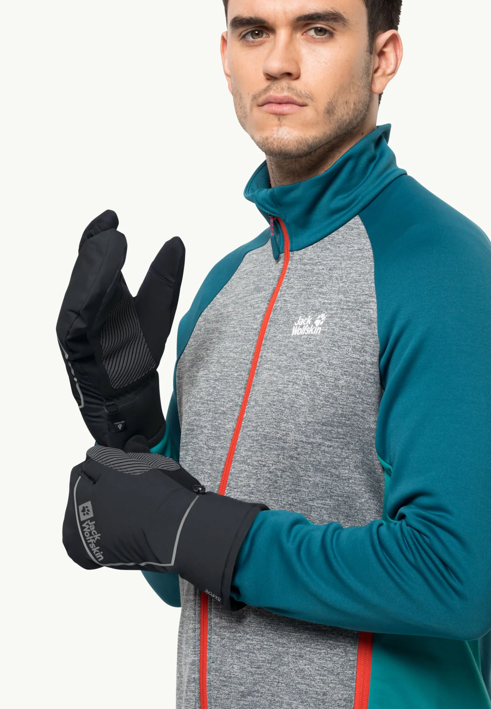 Jack Wolfskin Faire Du Vélo|Gants-Morobbia Lobster Glove Phantom