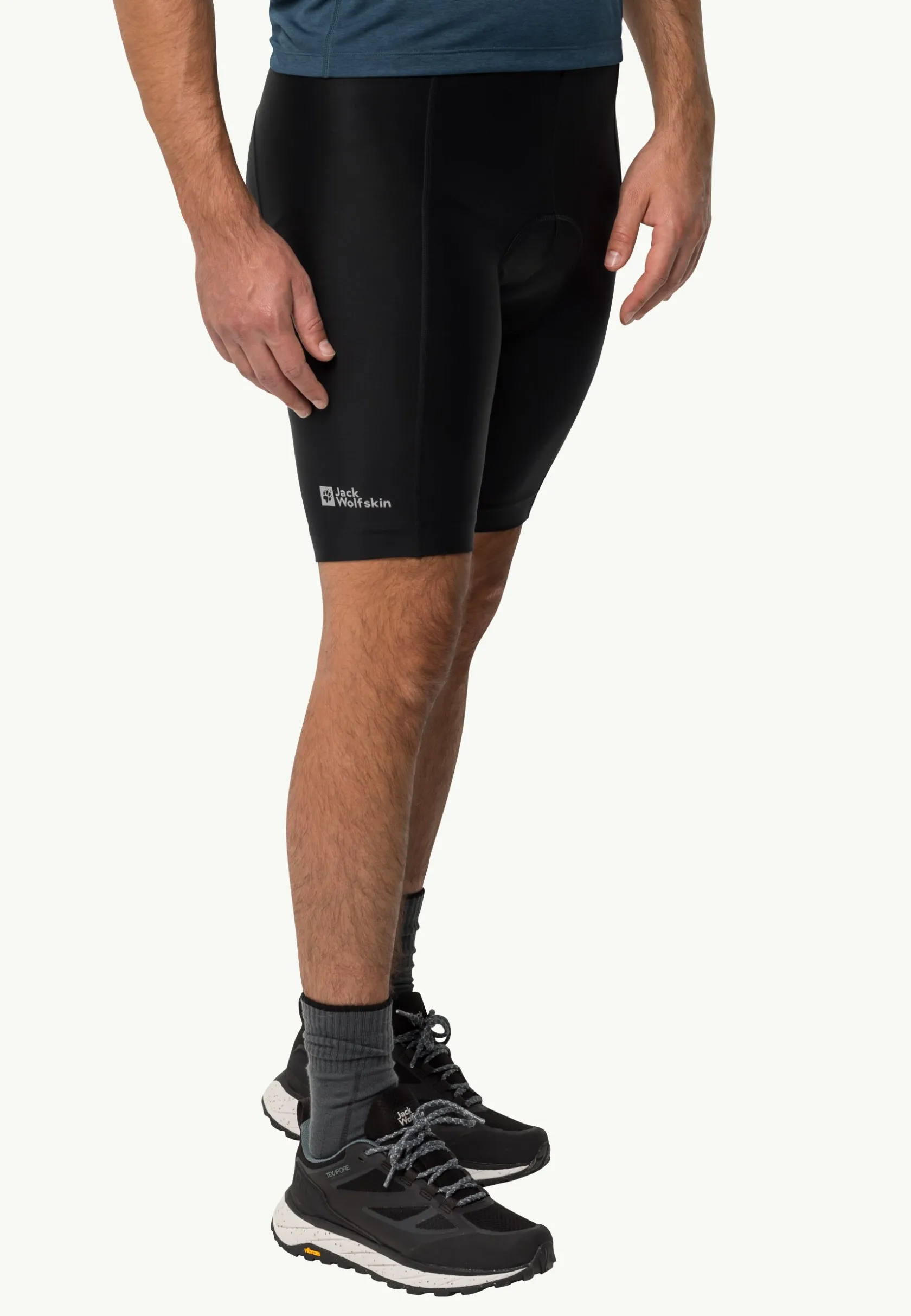 Jack Wolfskin Faire Du Vélo|Shorts-Morobbia Padded Shorts M black