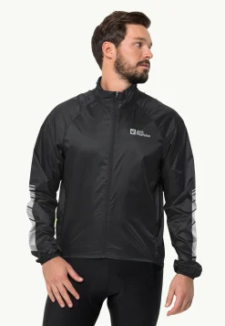Jack Wolfskin Faire Du Vélo|Vestes Intermédiaires-Morobbia Wind Jkt M black