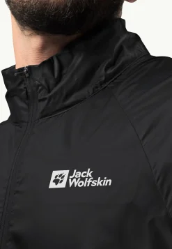 Jack Wolfskin Faire Du Vélo|Vestes Intermédiaires-Morobbia Wind Jkt M black