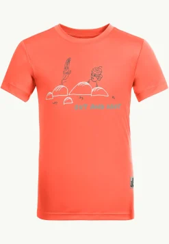 Jack Wolfskin Hauts Techniques|T-Shirts & Hauts Manches Longues-Out And About T Kids