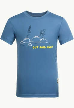 Jack Wolfskin Hauts Techniques|T-Shirts & Hauts Manches Longues-Out And About T Kids