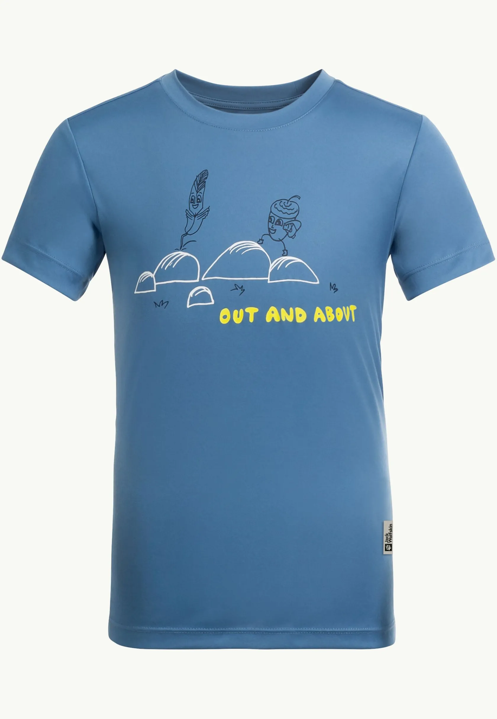 Jack Wolfskin Hauts Techniques|T-Shirts & Hauts Manches Longues-Out And About T Kids