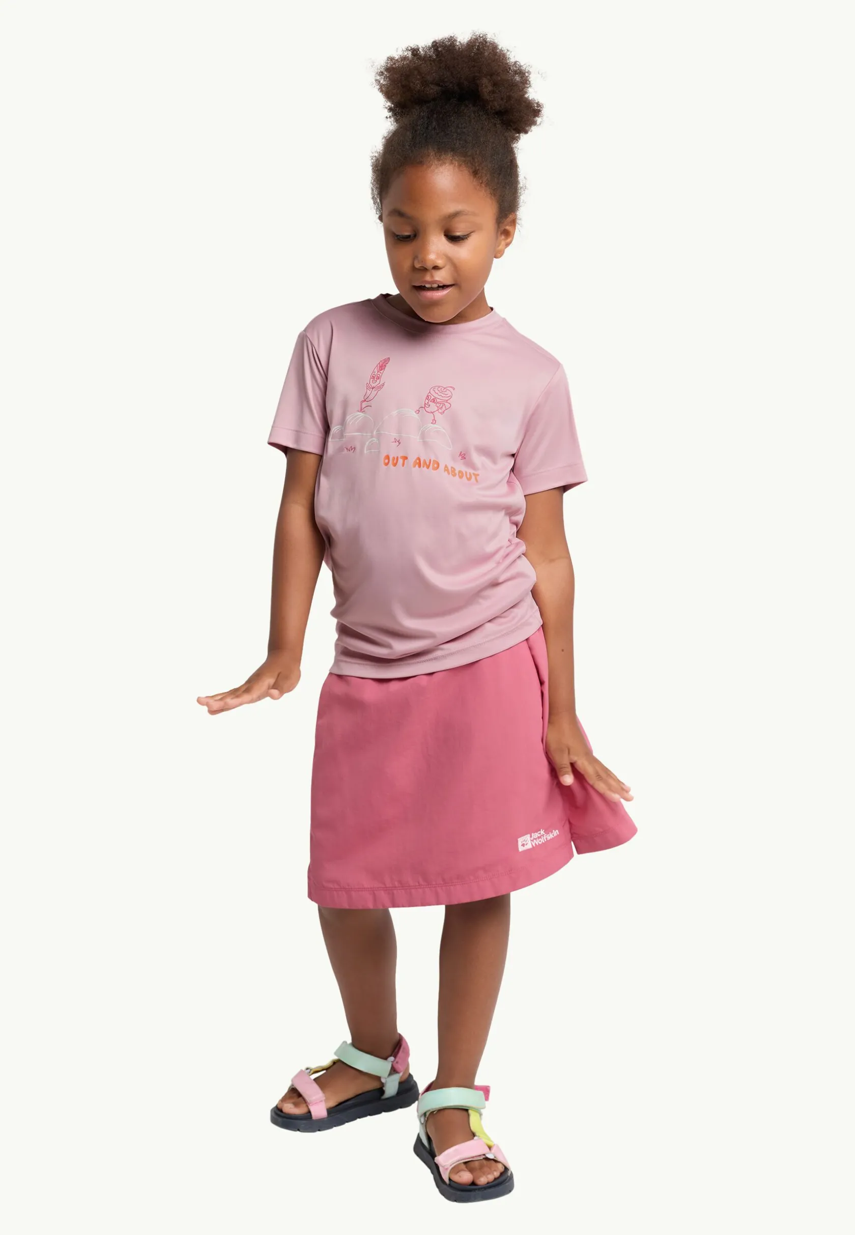 Jack Wolfskin Hauts Techniques|T-Shirts & Hauts Manches Longues-Out And About T Kids