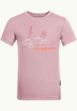 Jack Wolfskin Hauts Techniques|T-Shirts & Hauts Manches Longues-Out And About T Kids