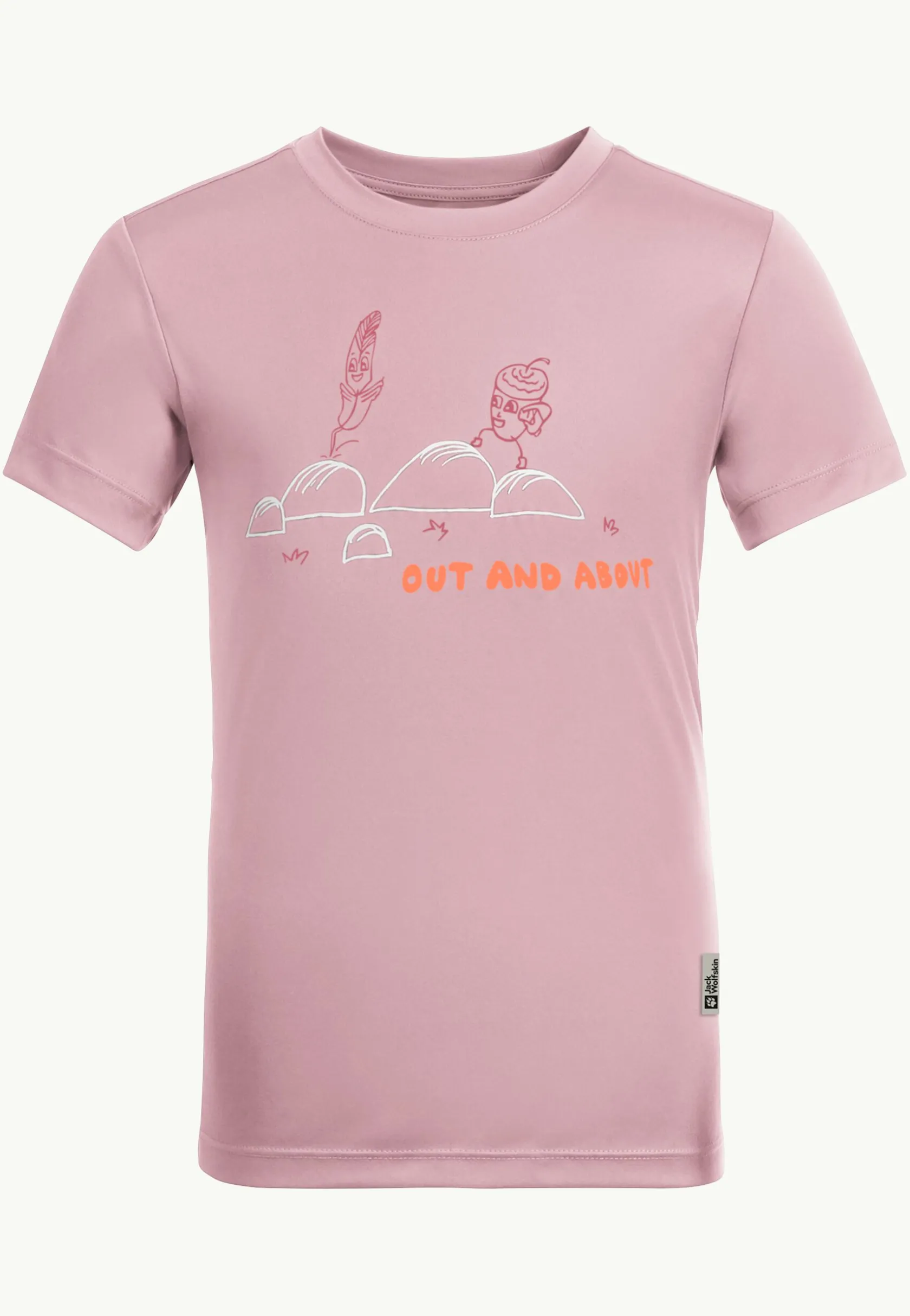 Jack Wolfskin Hauts Techniques|T-Shirts & Hauts Manches Longues-Out And About T Kids
