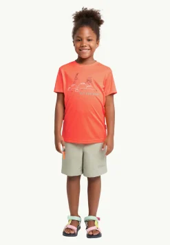 Jack Wolfskin Hauts Techniques|T-Shirts & Hauts Manches Longues-Out And About T Kids