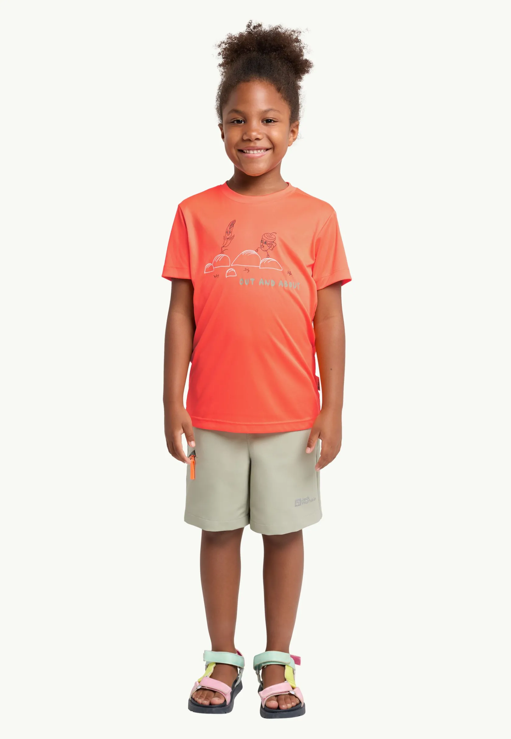 Jack Wolfskin Hauts Techniques|T-Shirts & Hauts Manches Longues-Out And About T Kids
