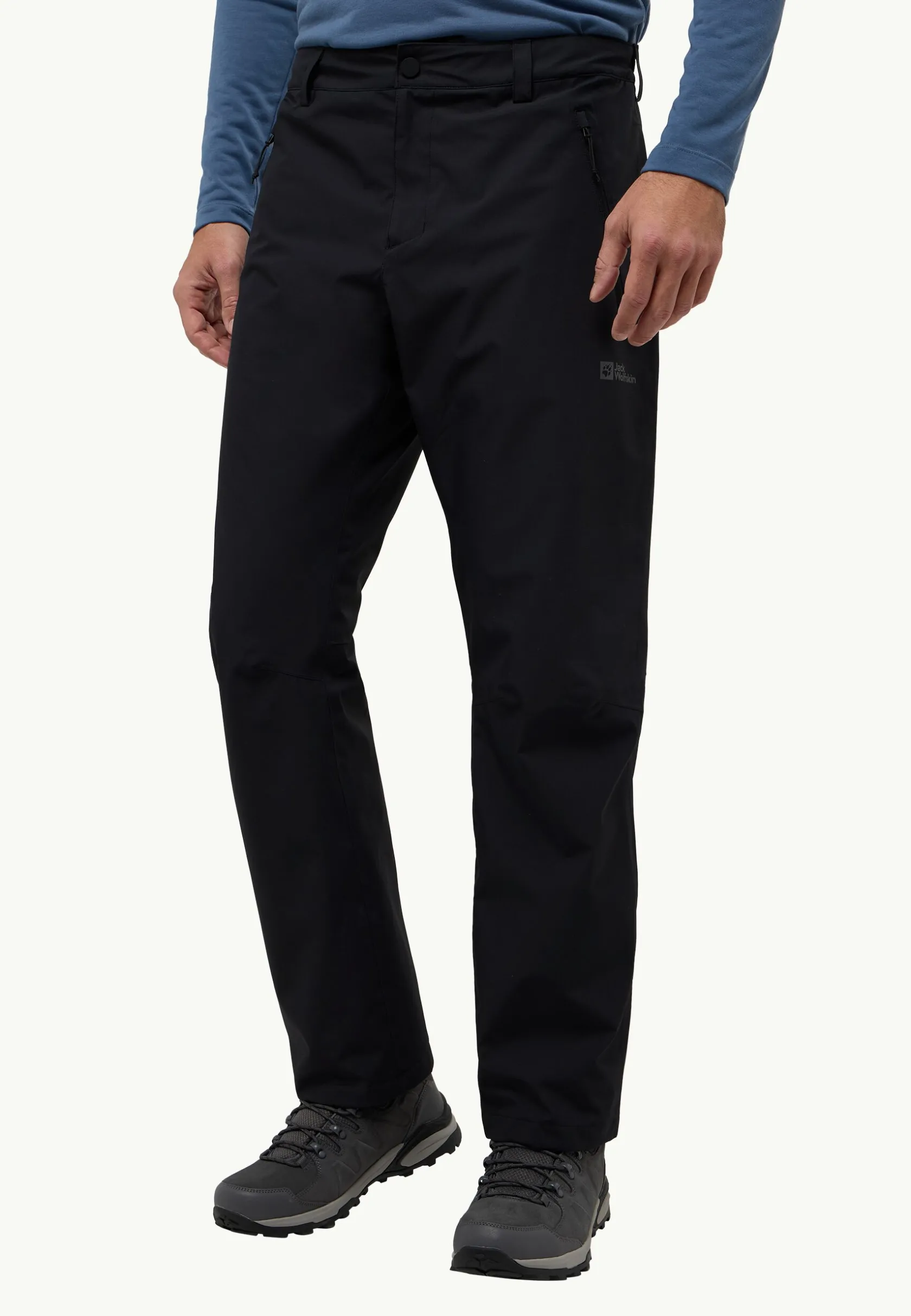 Jack Wolfskin Pantalons De Randonnée|Pantalon De Pluie-Parana Pants M black