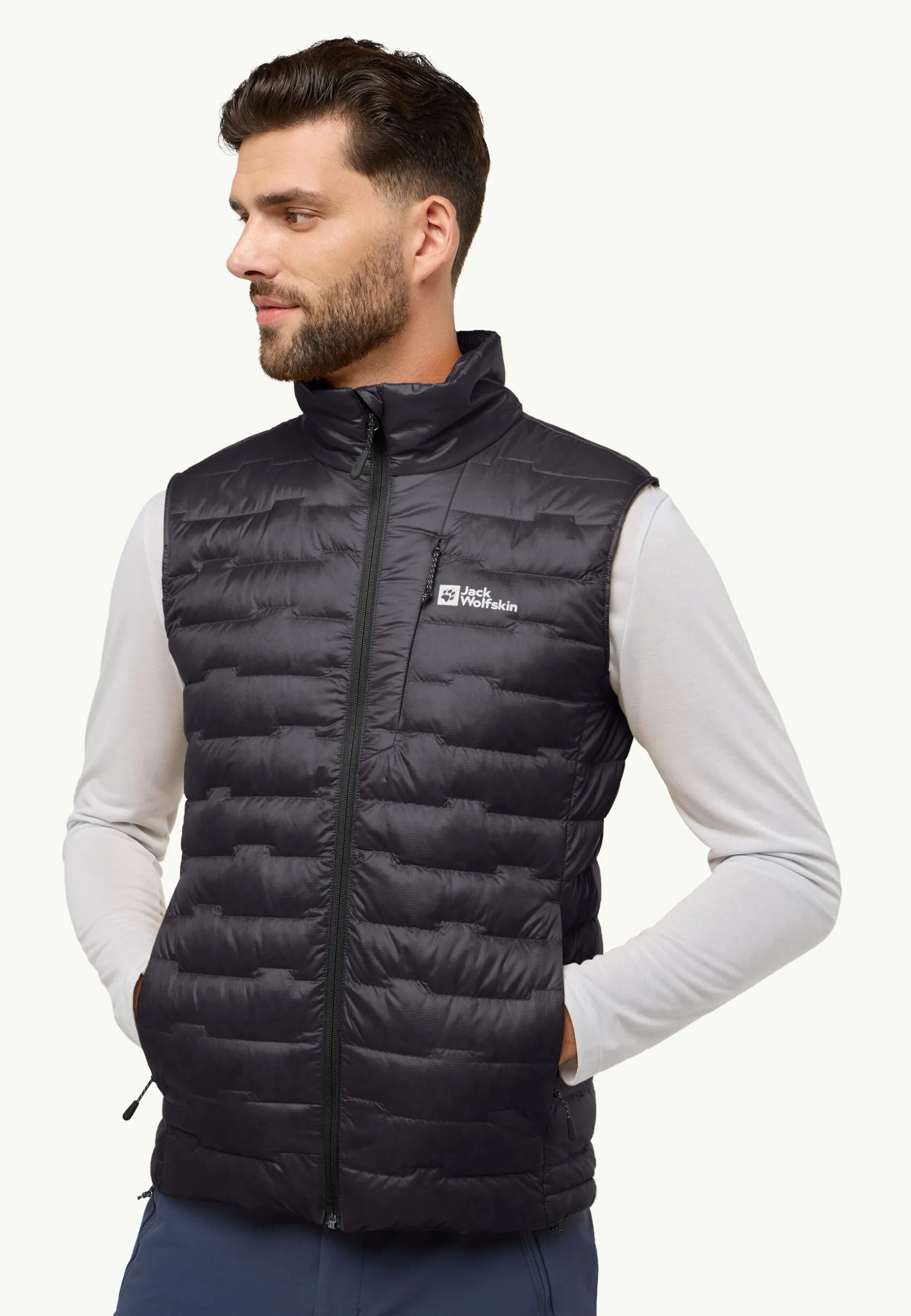 Jack Wolfskin Gilets-Passamani Down Vest M Rds Phantom