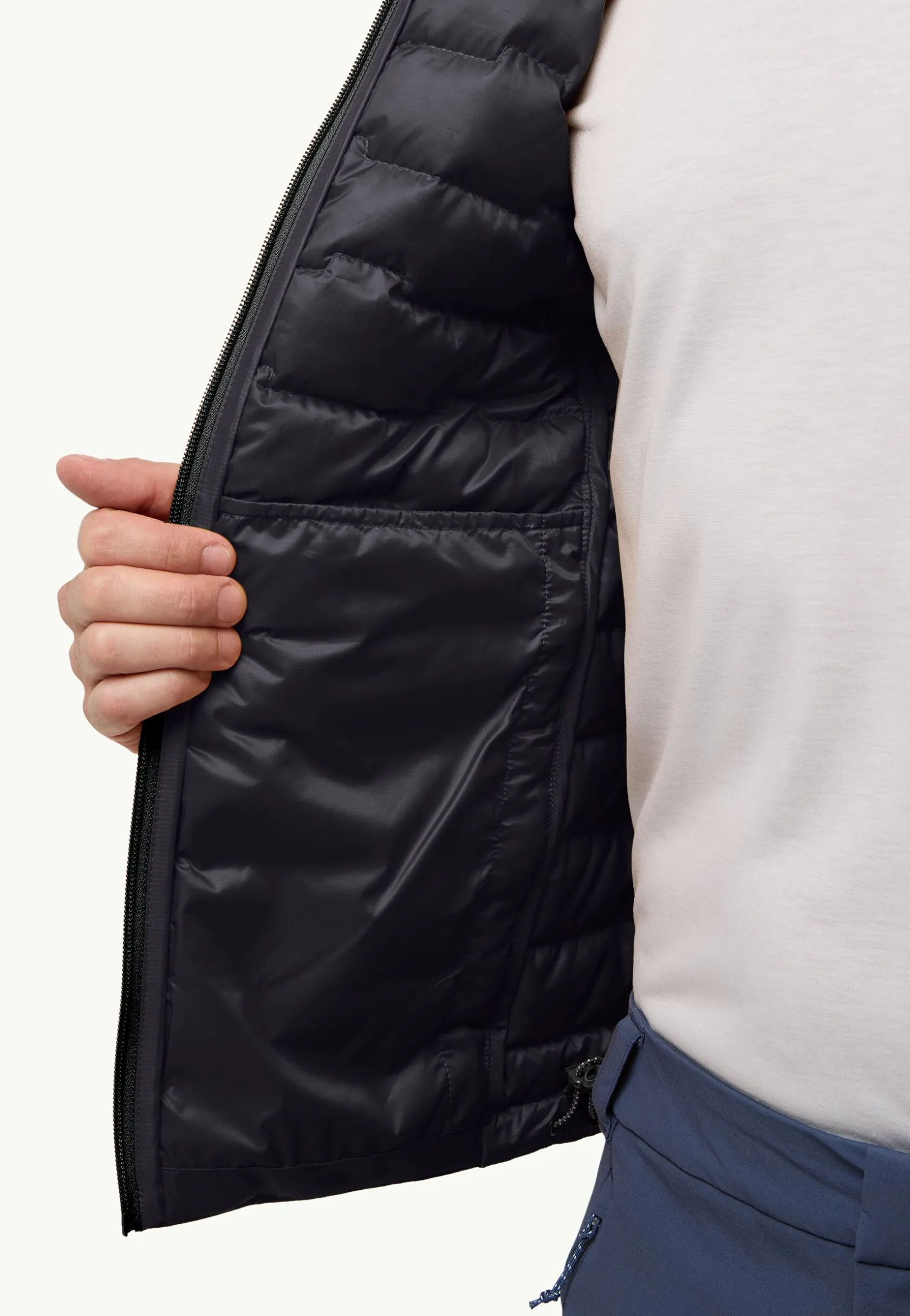 Jack Wolfskin Gilets-Passamani Down Vest M Rds Phantom