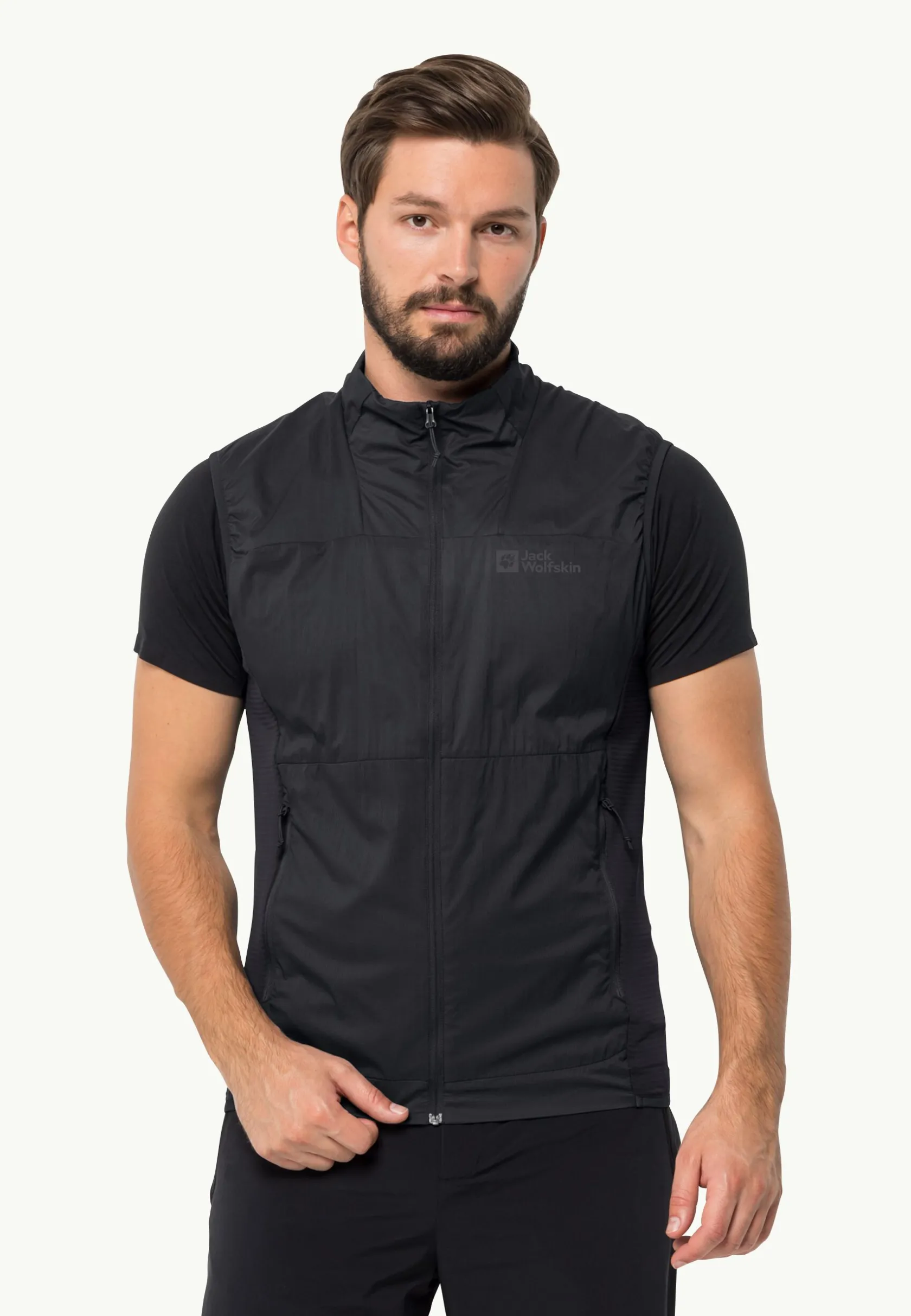 Jack Wolfskin Randonnée|Vestes Intermédiaires-Prelight Alpha Vest M black