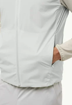 Jack Wolfskin Vestes Intermédiaires|Gilets-Prelight Ins Vest M Cool Grey