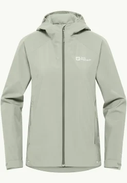 Jack Wolfskin Vestes Intermédiaires|Vestes De Pluie-Prelight 2l Ins Jkt W mint leaf