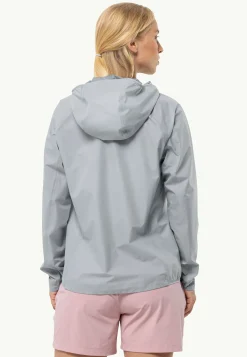 Jack Wolfskin Randonnée|Vestes Intermédiaires-Prelight 3l Jkt W Cool Grey