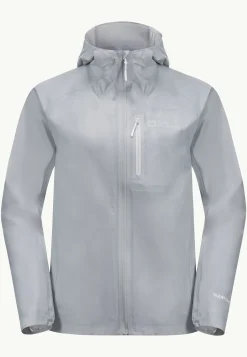 Jack Wolfskin Randonnée|Vestes Intermédiaires-Prelight 3l Jkt W Cool Grey