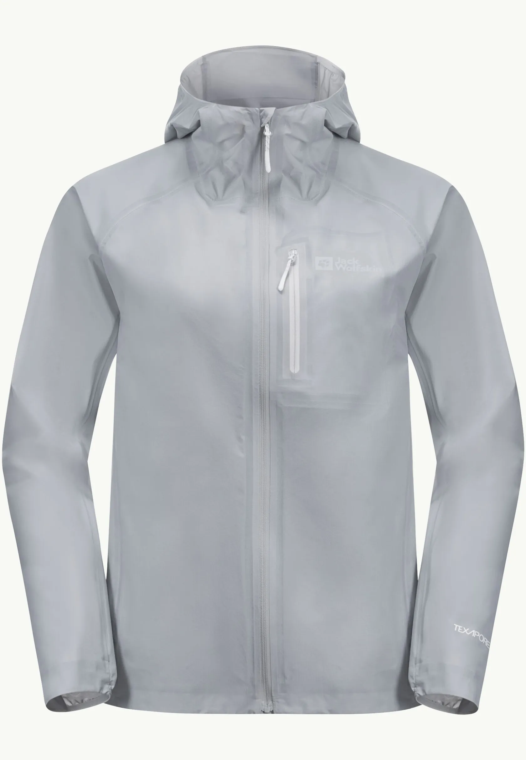 Jack Wolfskin Randonnée|Vestes Intermédiaires-Prelight 3l Jkt W Cool Grey