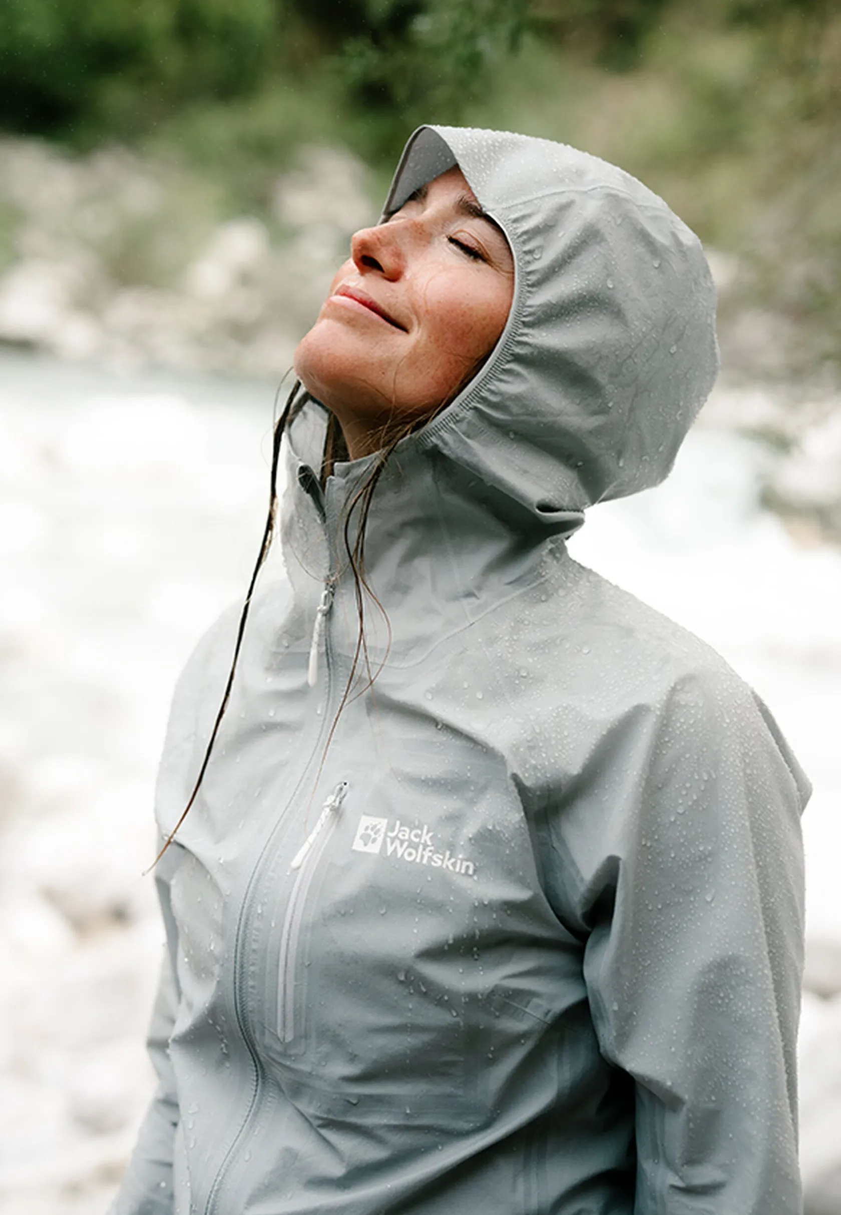 Jack Wolfskin Randonnée|Vestes Intermédiaires-Prelight 3l Jkt W Cool Grey