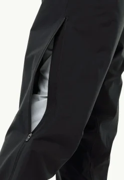 Jack Wolfskin Pantalons De Randonnée|Pantalon De Pluie-Rainy Days 3l Pants M black