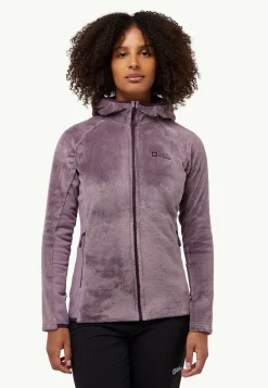 Jack Wolfskin Polaire|Couches Intermédiaires & Vestes En Polaire-Rotwand Hooded Fz W
