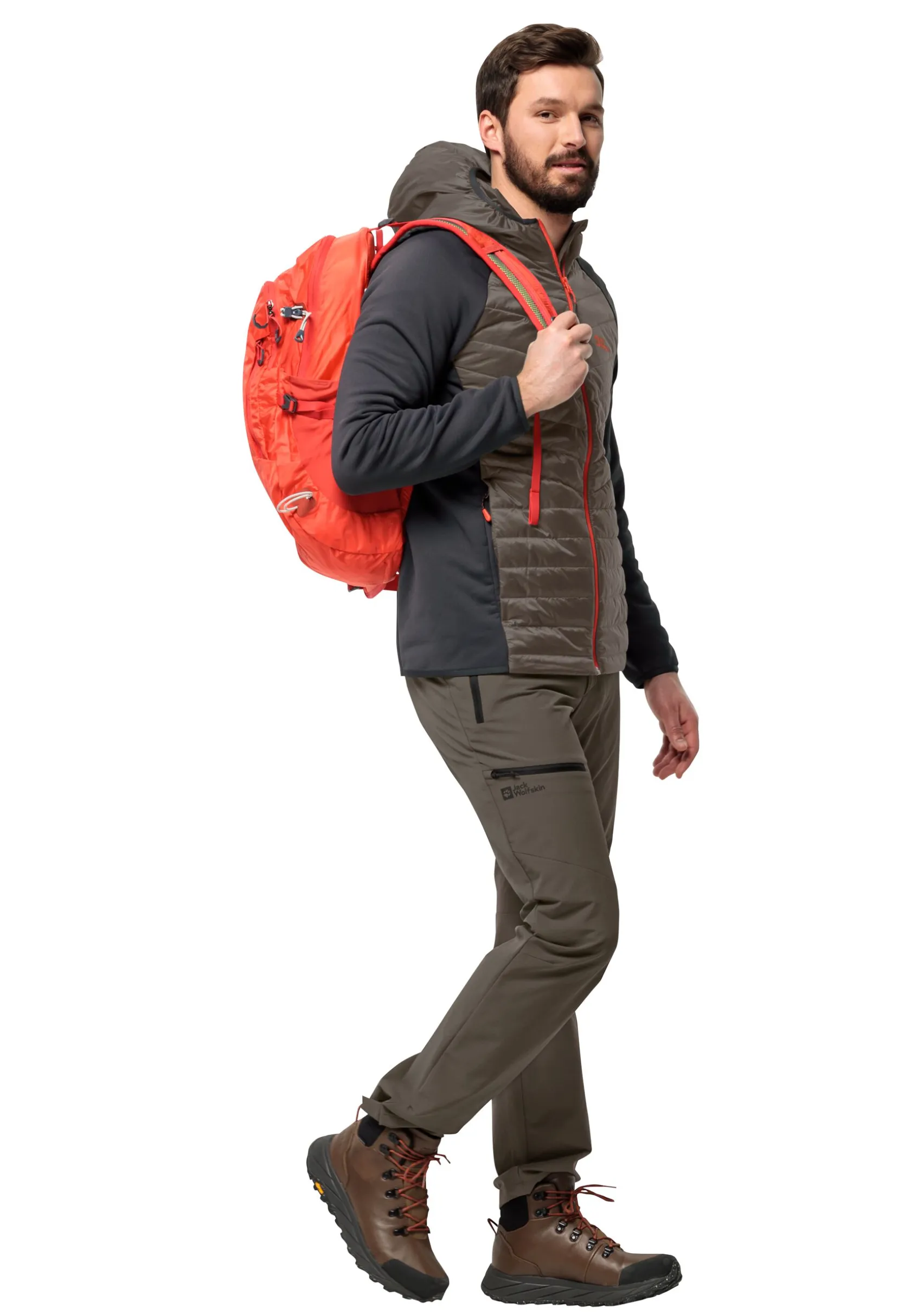 Jack Wolfskin Randonnée|Vestes Intermédiaires-Routeburn Pro Hybrid M