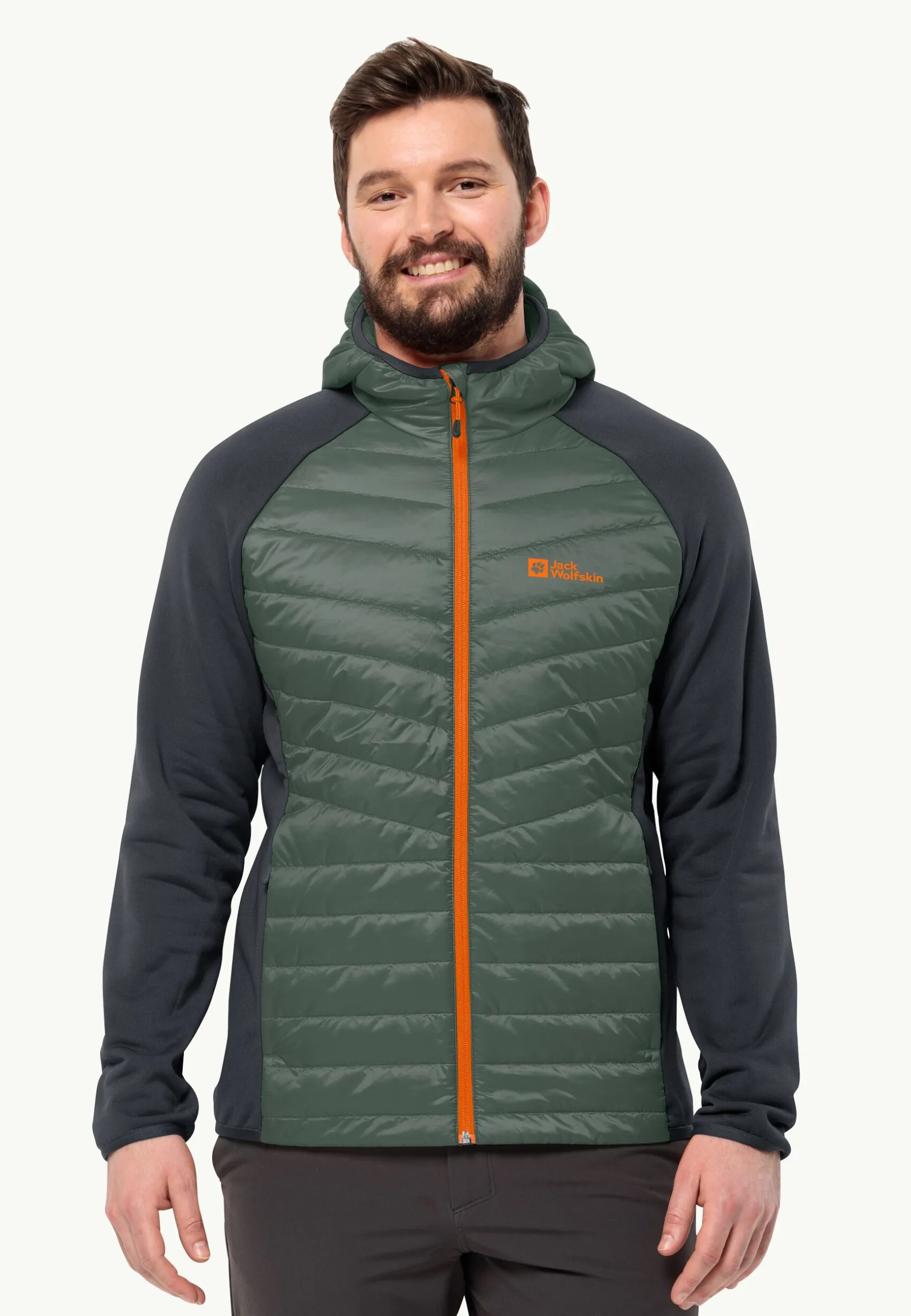 Jack Wolfskin Randonnée|Vestes Intermédiaires-Routeburn Pro Hybrid M