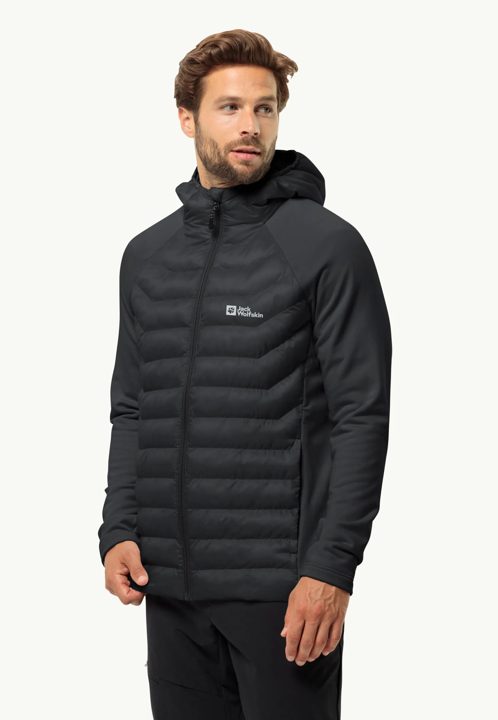 Jack Wolfskin Randonnée|Vestes Intermédiaires-Routeburn Pro Hybrid M