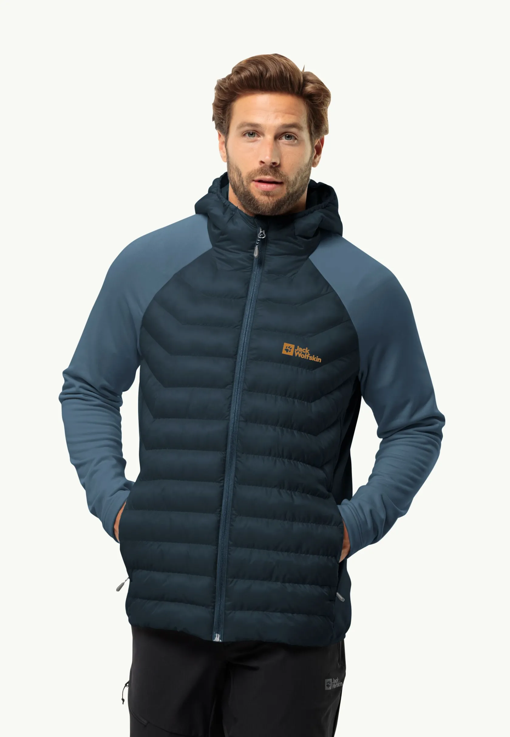 Jack Wolfskin Randonnée|Vestes Intermédiaires-Routeburn Pro Hybrid M