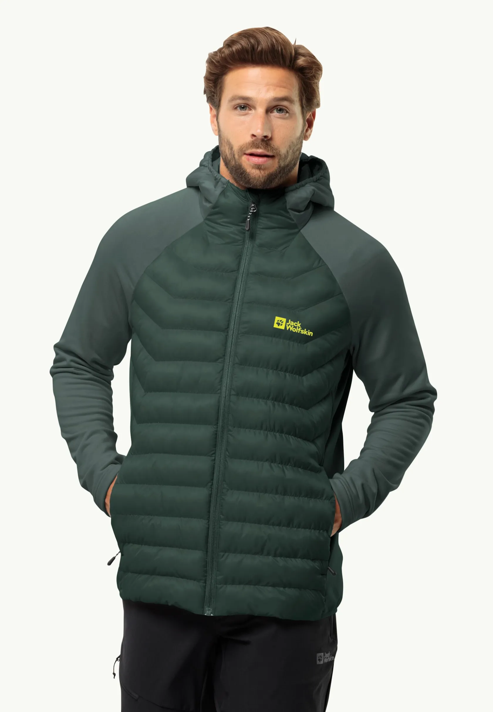Jack Wolfskin Randonnée|Vestes Intermédiaires-Routeburn Pro Hybrid M