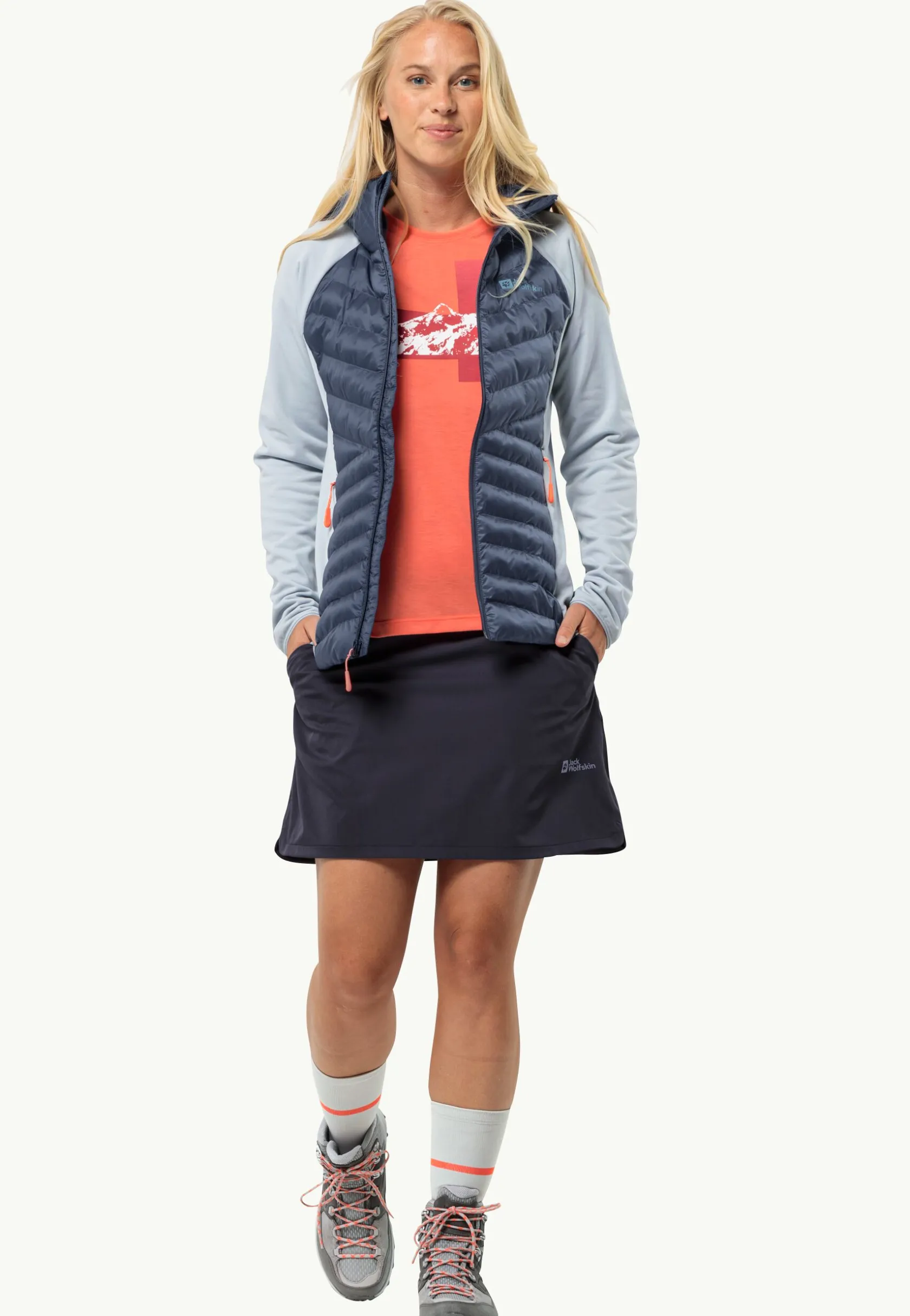 Jack Wolfskin Randonnée|Polaire-Routeburn Pro Hybrid W