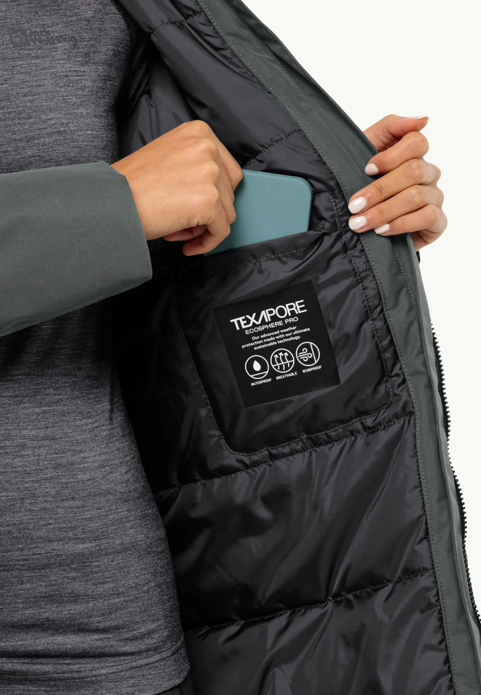 Jack Wolfskin Lifestyle|Vestes Intermédiaires-Salier Coat