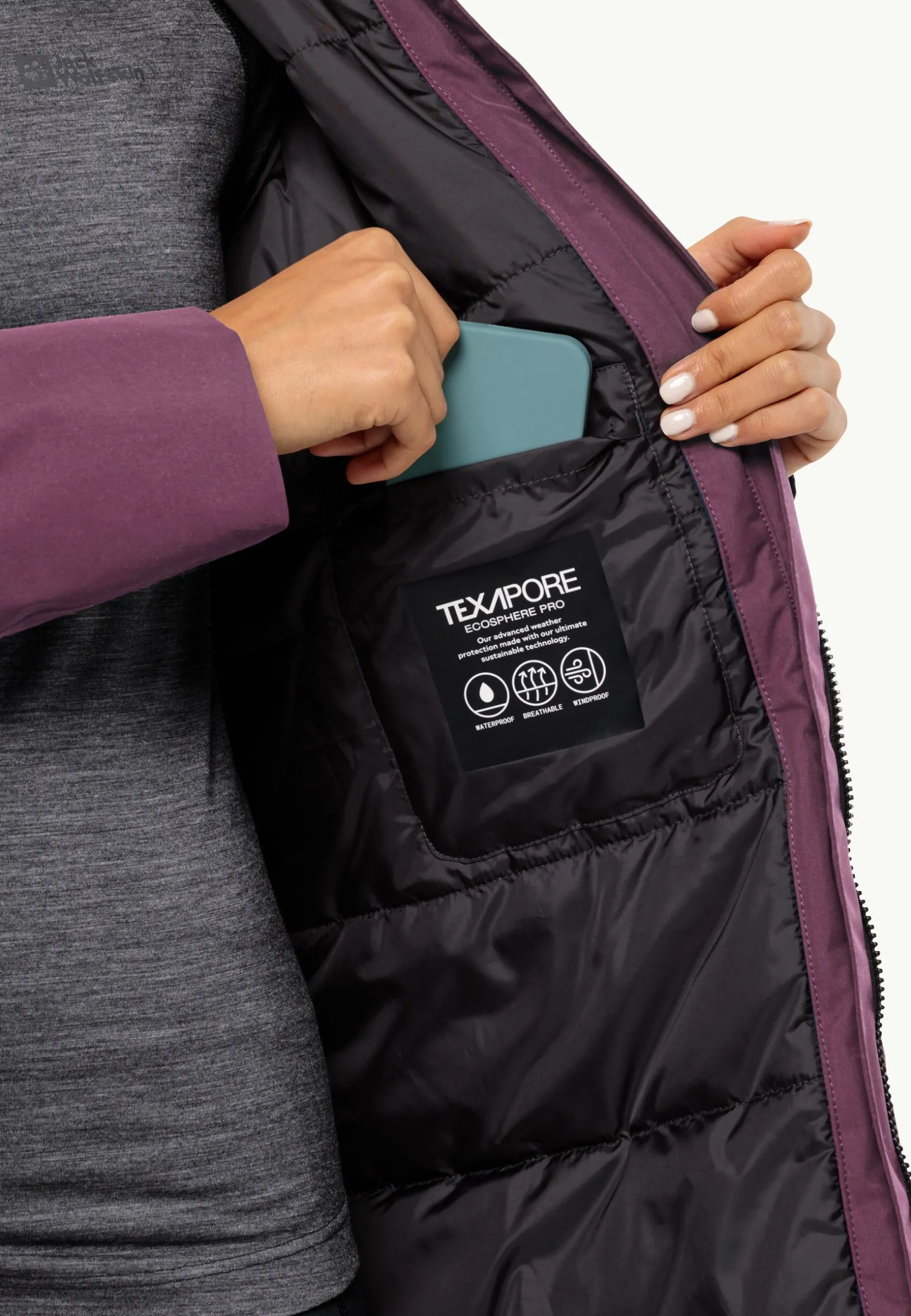 Jack Wolfskin Lifestyle|Vestes Intermédiaires-Salier Coat