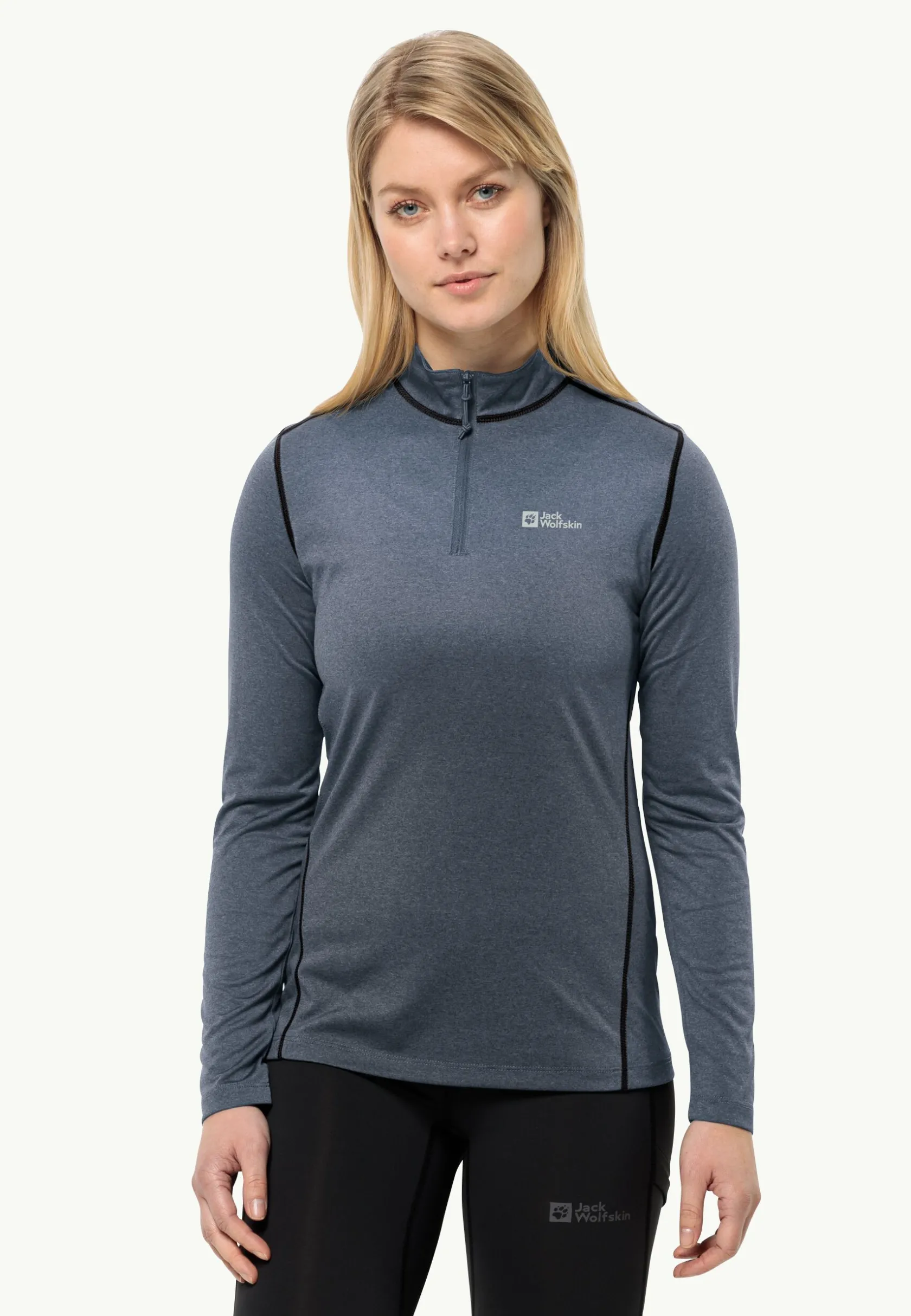 Jack Wolfskin Hauts Techniques|Sous-Vêtements Techniques-Sky Thermal Hz W