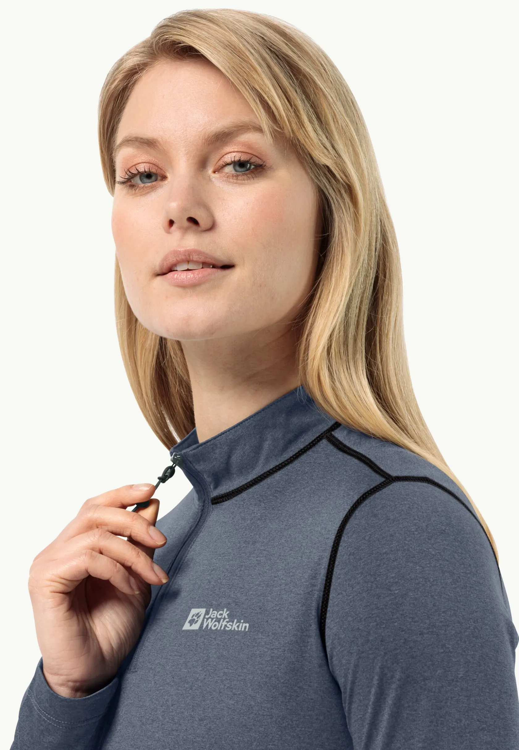 Jack Wolfskin Hauts Techniques|Sous-Vêtements Techniques-Sky Thermal Hz W