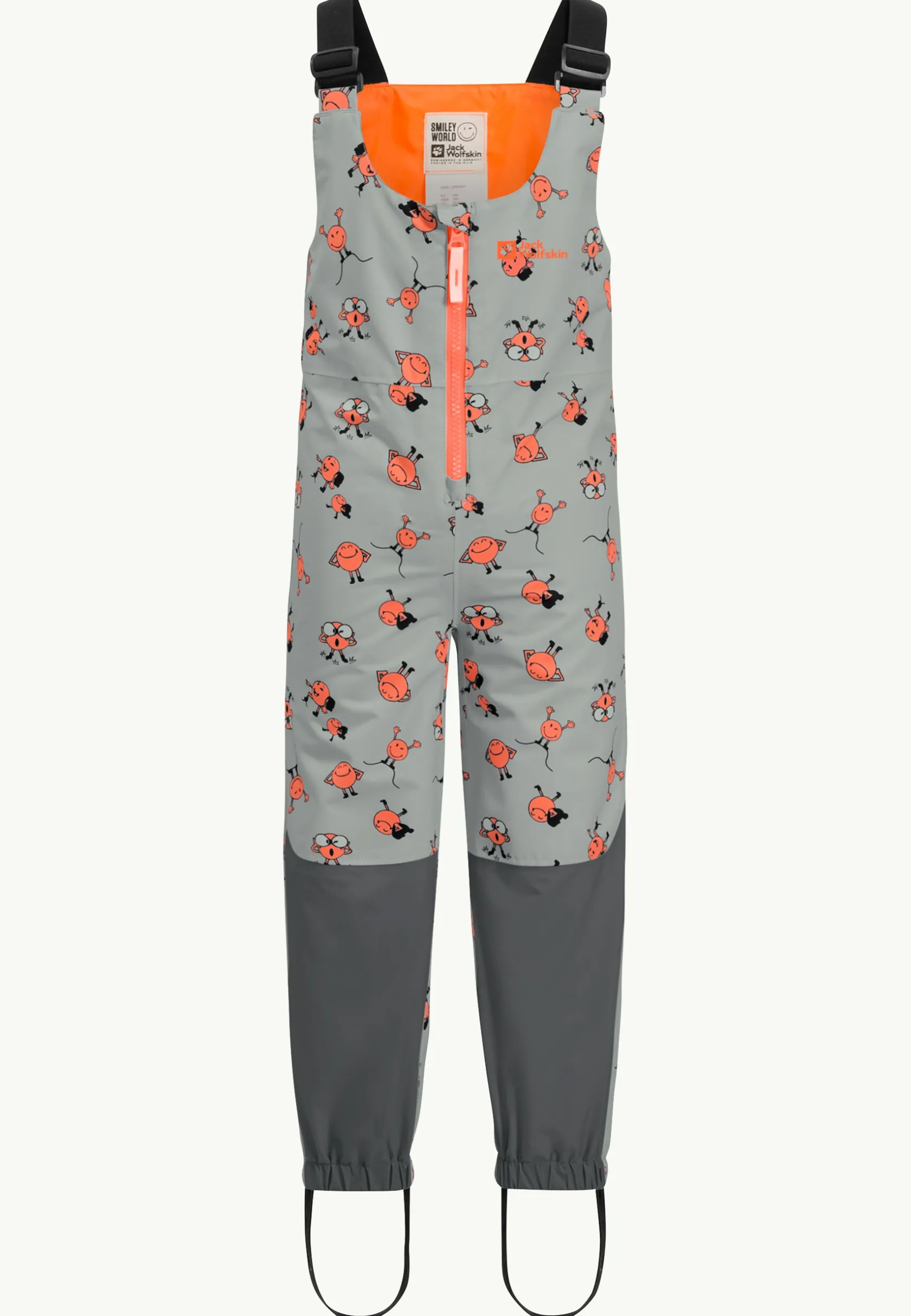 Jack Wolfskin Pantalon De Loisirs-Smileyworld 2l Aop Bib K Icon Mint Leaf