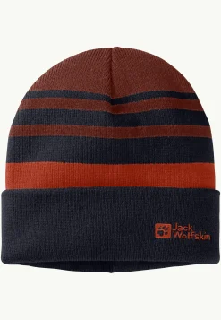 Jack Wolfskin Bonnets-Stripy Knit Beanie K