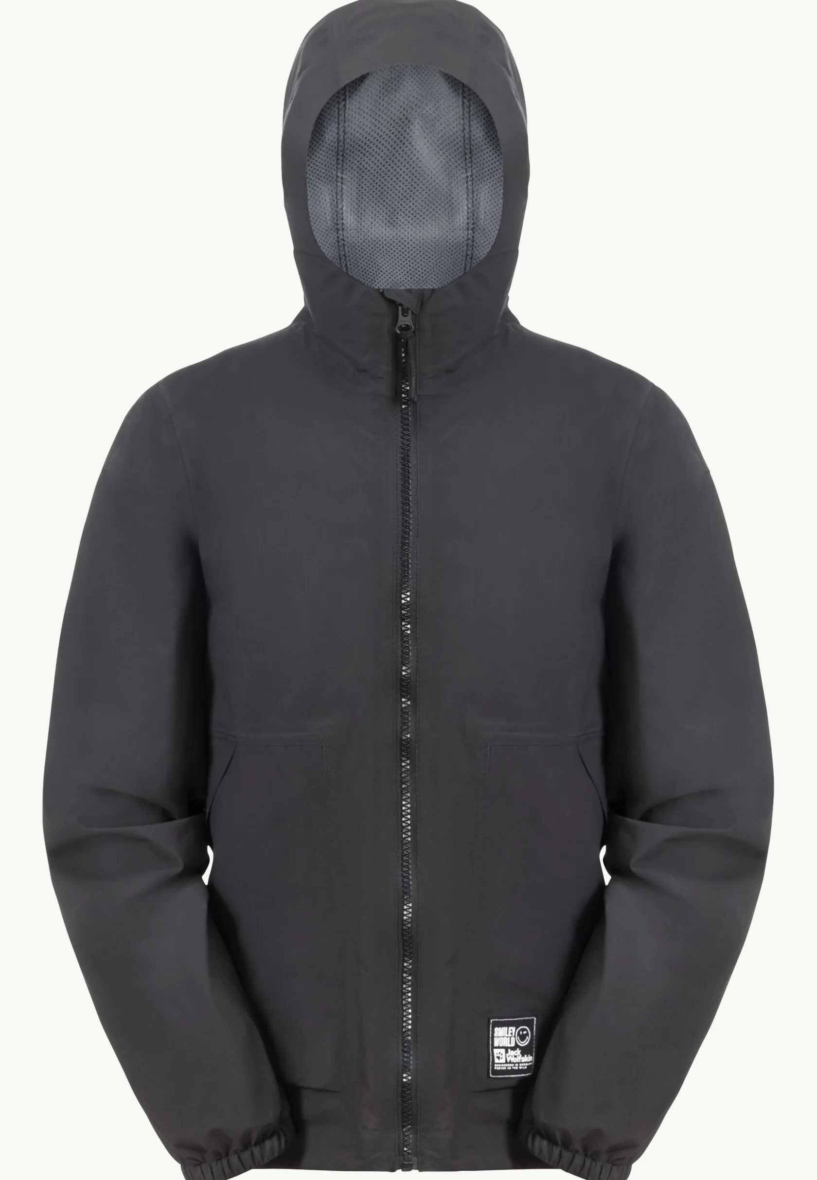 Jack Wolfskin Vestes Intermédiaires|Vestes De Pluie-T Smileyworld 2.5l Jkt Y granite black